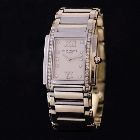 womens patek philippe gold diamond watch|Patek Philippe twenty 4 women.